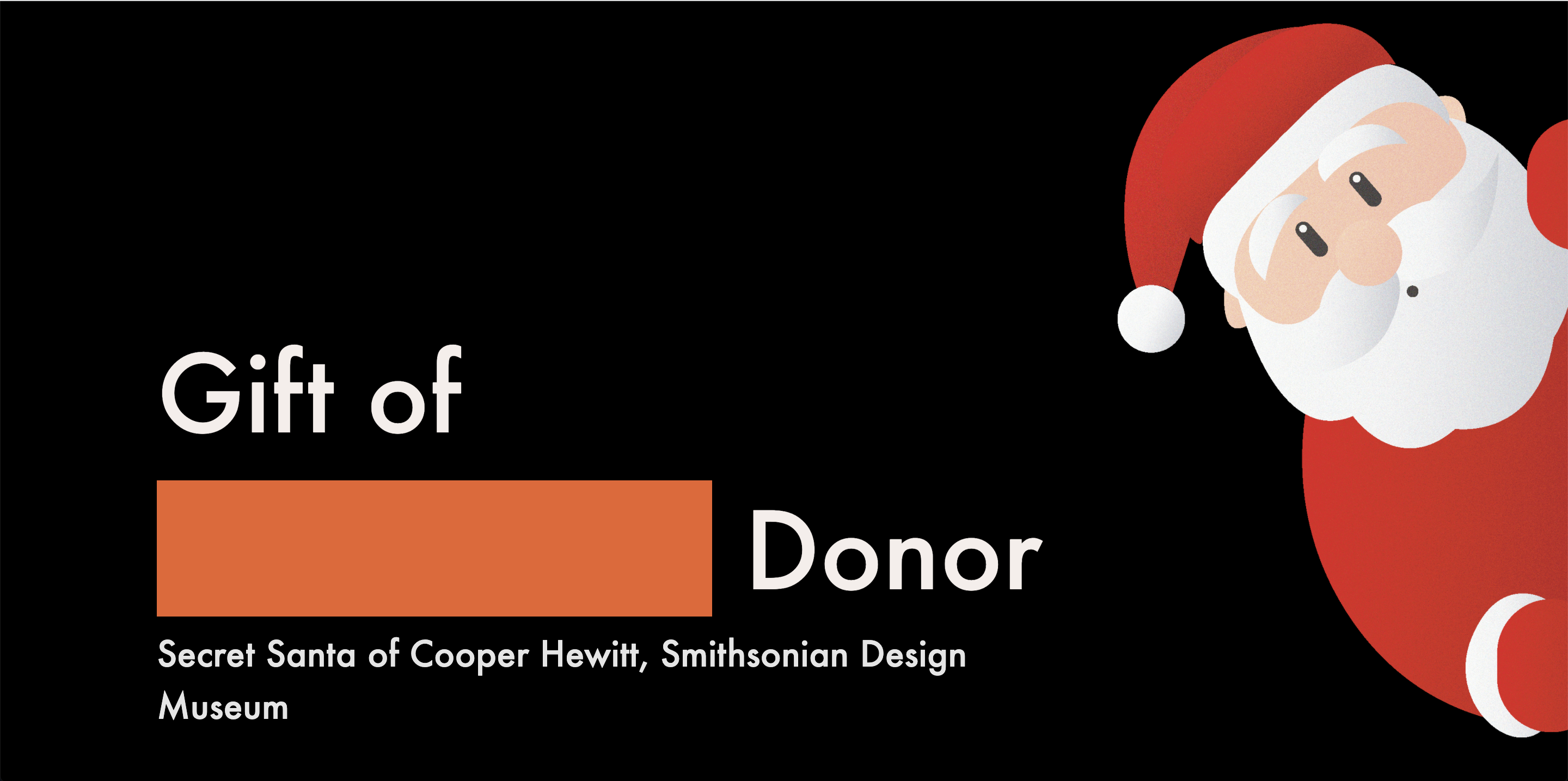 Gift of Anonymous Donor